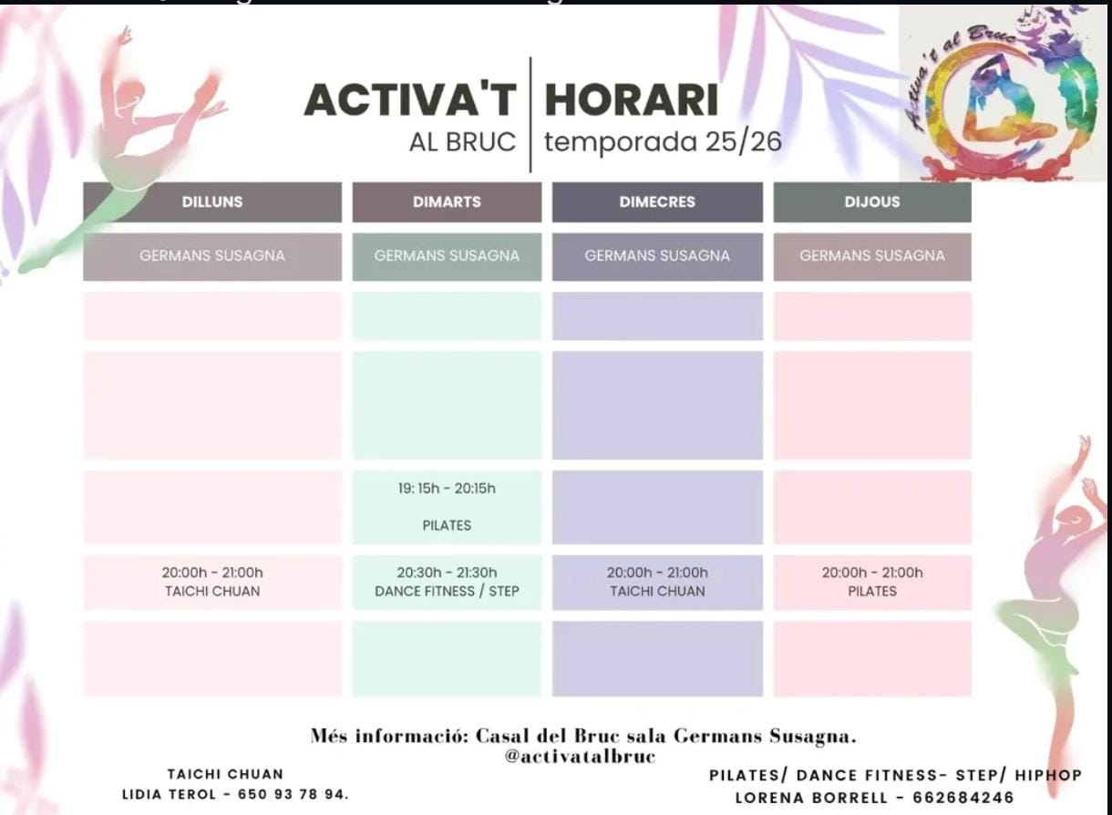 HORARI ACTIVITATS